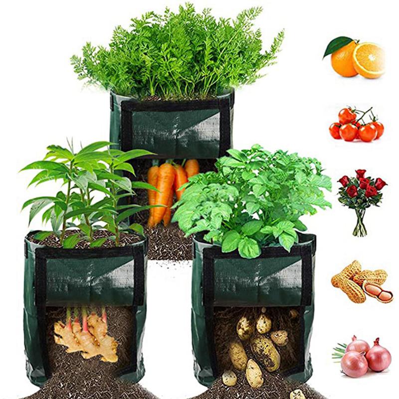 Plant Grow Bag for Veg Potato Tomato Gardening Tools and Planting Supplies Growing Bag Garden Pots Planters Gardening Supplies