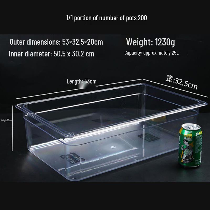 Large Transparent Food-Grade Plastic Tasting Plate with Lid