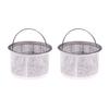 1PC/2PCS Stainless Steel Kitchen Sink Strainer with Handle Sink Vegetable Garbage Residue Strainer Basket
