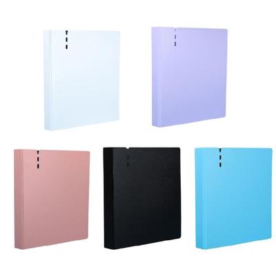 Spill Proof Plastic Binders 3 Hole D Rings Mechanism Holds Multiple Pages Without Tearing