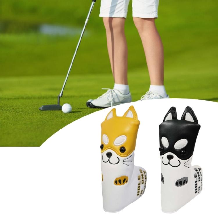 Golfs Iron Head Protective Cover Cartoon Dog PU Leather Waterproofs Golfs Iron Head Cover Golfs Accessories for Golfers