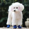 4 Paires de Chaussures Chauffantes Antidérapantes pour Chien d'Animal de Compagnie Épaisses Chaussures d'Hiver pour Animaux de Compagnie Imperméables Couvre-Pieds pour Animaux de Compagnie Chien
