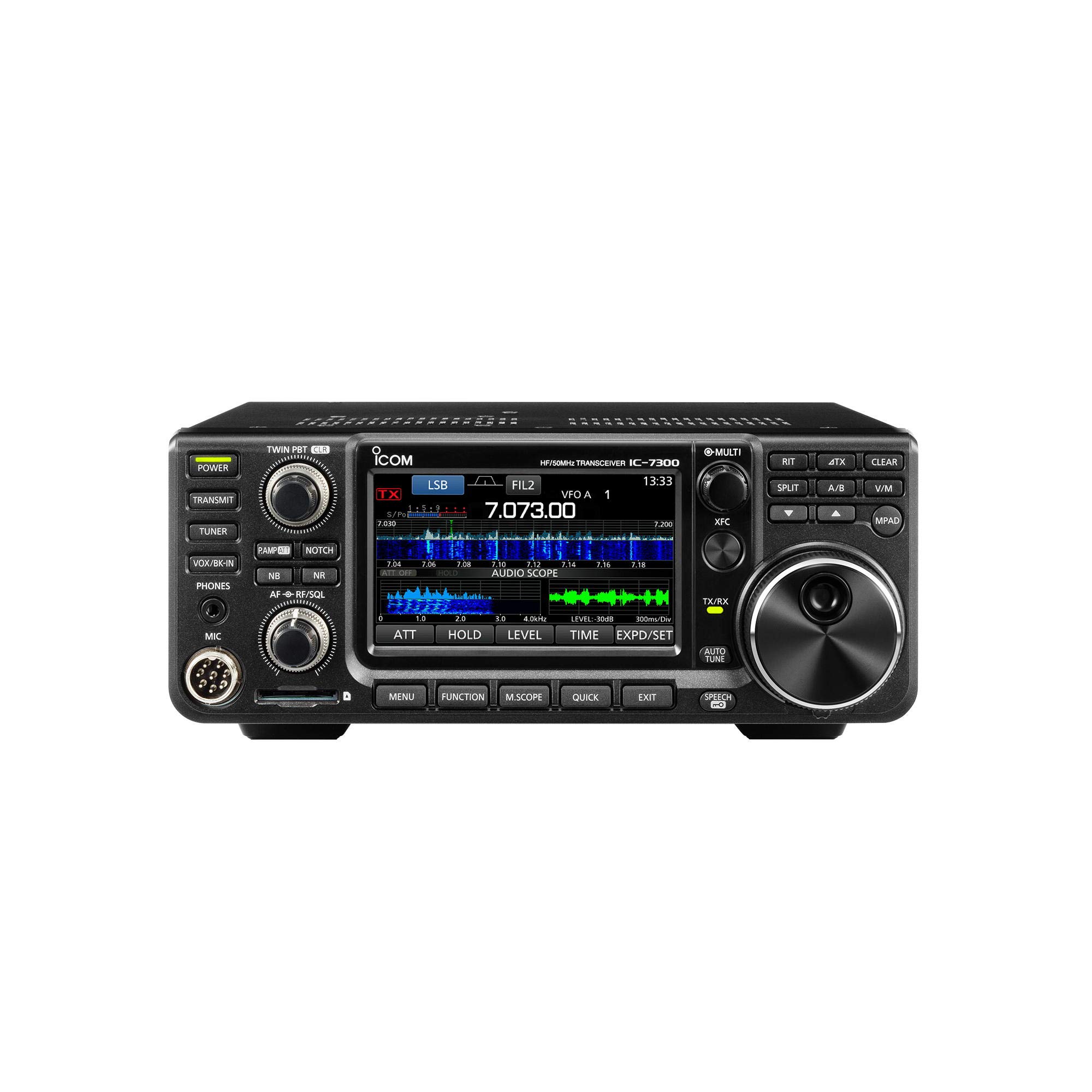 

ICOM 100W IC-7300 (Трансивер HF +50 МГц SSB/CW/RTTY/AM/FM) чорний