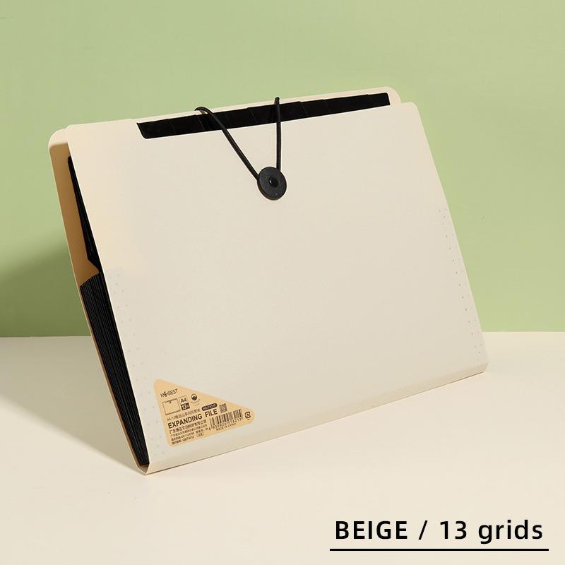 5/8/13 Compartments Advanced Folder Organ Bag Office Storage Materials File Bag Test Paper Organization Magic Tool