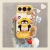Yellow Hat Cute Penguin, Suitable for Glory Mobile Phone Case, All-inclusive Anti-drop Honorpro, No Collision, Small.
