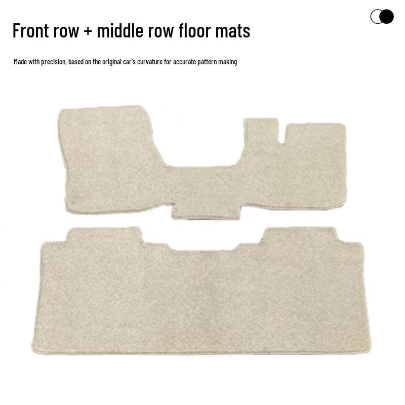 Toyota Previa Floor Mats: Imported Carpets for Second & Third Row, Custom Middle Row Interior Modification