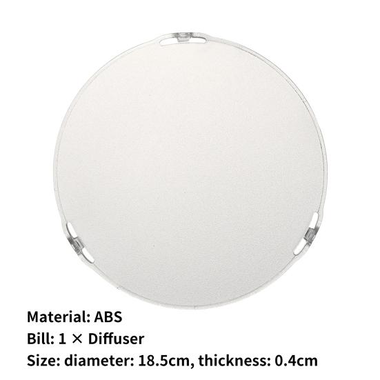 Blitzdiffusor Hohe Lichtdurchlässigkeit Weicher Lichteffekt Ultradünner Kamerareflektor Diffusor Lichtabdeckung für Godox