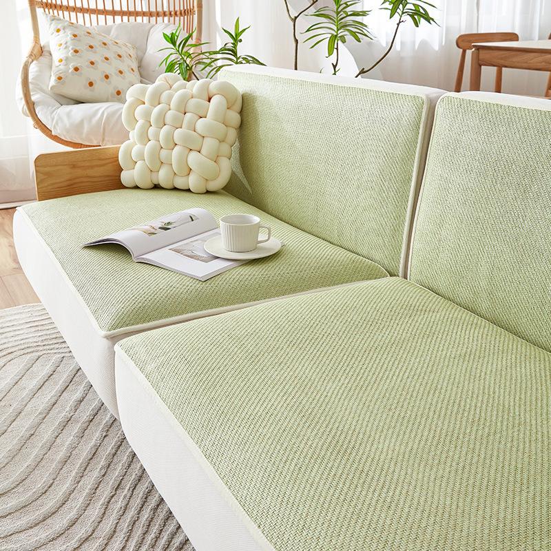 Summer Summer Summer Mat Cooling Rattan Sofa Cover All-Inclusive Universal Non-Slip Stretch Sofa Fabric Sofa Cushion Imperial Concubine Three Seats