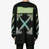 OFF WHITE Sweater Loose Fit Men's Blue Green OMHA036F176500041040