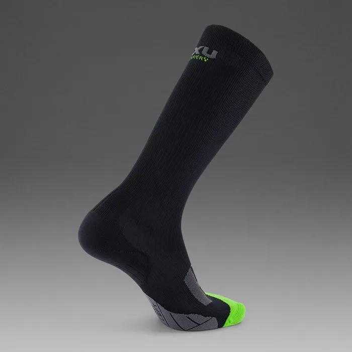 (Unisex) Recovery FIR Compression Socks_UA7445EBLK-GRY