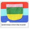 Sommerkleid für Mädchen: Modisches Prinzessinnenkleid mit Regenbogenmuster aus Baumwolle für Kinder