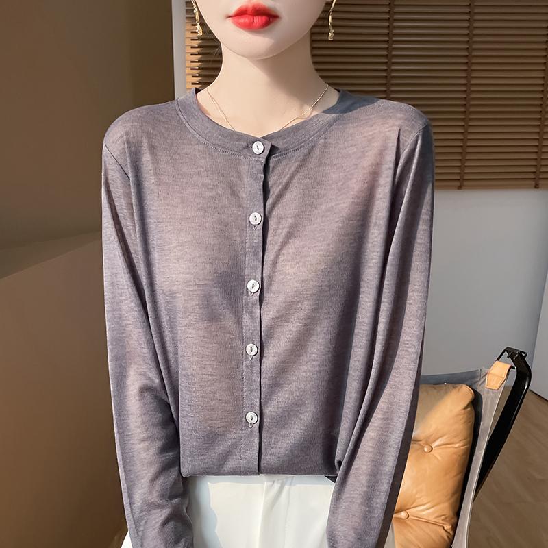 

Женская летняя рубашка из шелка тутового шелкопряда, 50% шелка, 50% полиэстера, дышащая, легкая, с короткими рукавами, для поездок на работу, повседневная мода M темно-серого