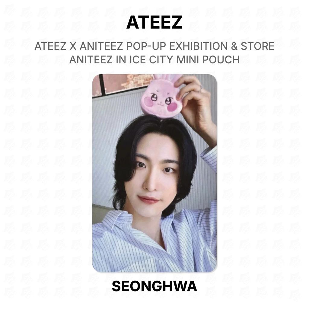 ATEEZ X ANITEEZ POP-UP EXHIBITION & STORE ANITEEZ IN ICE CITY MINI POUCH Official Photocard