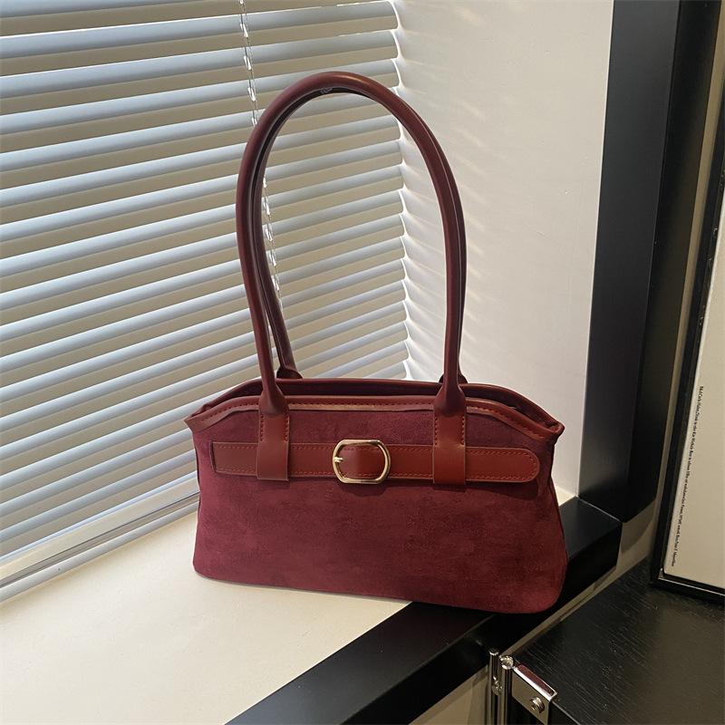 Fashion Commuter Temperament Casual Shoulder Bag Women's New Niche Design Large-capacity Underarm Bag