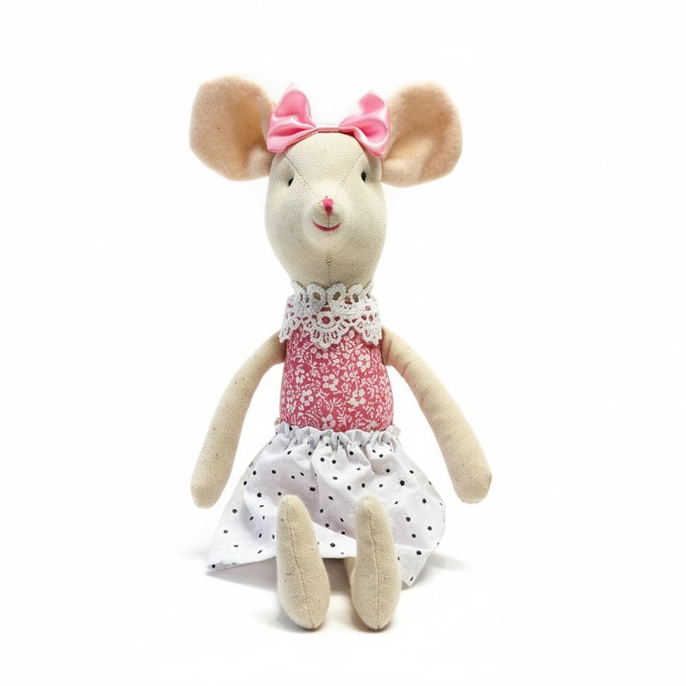 Cute stuffed animals mouse dolls family dollhouse mini plush christmas birthday gifts Little Mouse Plush dolls