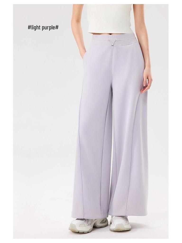 Women's High-Waisted Modal Pants, Comfortable Two-Way Wear for Autumn/Winter