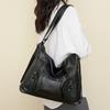 Women's Bag Soft Leather Women's Large Capacity Single Shoulder Crossbody Bag Retro Zipper Backpack