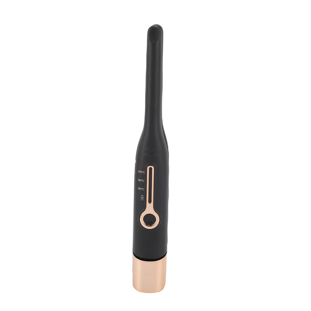 Pencil Flat Iron PI Film Cordless Heating Small Flat Iron Hair Straightener Curler Portable Styler for All Hair Types
