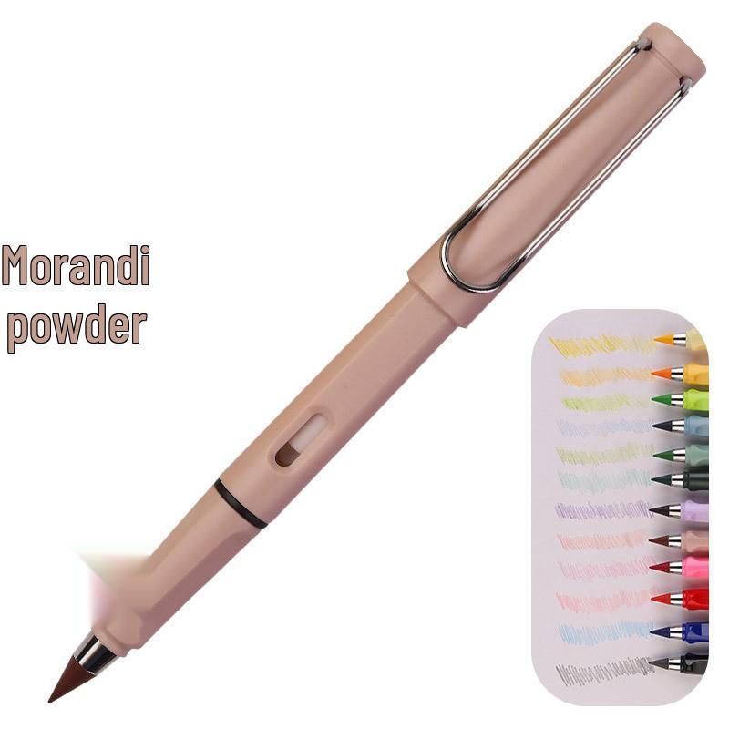 Eternal Pencil Set: 12 Vivid Colors, Unbreakable, No Sharpening Needed, Ideal for Students & Sketching