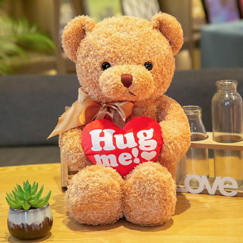 Large Cute Teddy Bear Plush Toy - Perfect for Weddings, Claw Machines, or Gifting