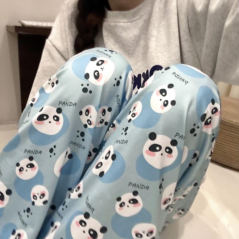 "Damen Lockere Cartoon-Pyjamahose": Anti-Mücken, Freizeit- & Outdoor-Bekleidung"