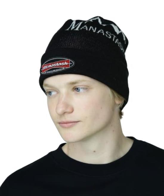 

Мужская шапка Manastash Multi Classic Logo Knit Размер F, 010, Черный, 792-3274005