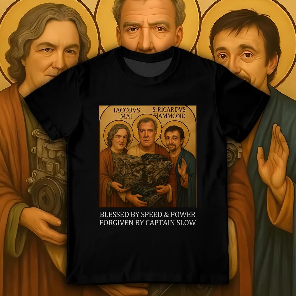 Jeremy Clarkson Beschütze Uns Vor Elektromotoren T-Shirt Mode Lustig Grafik Oberteile Unisex Vintage Täglich Lässig Streetwear