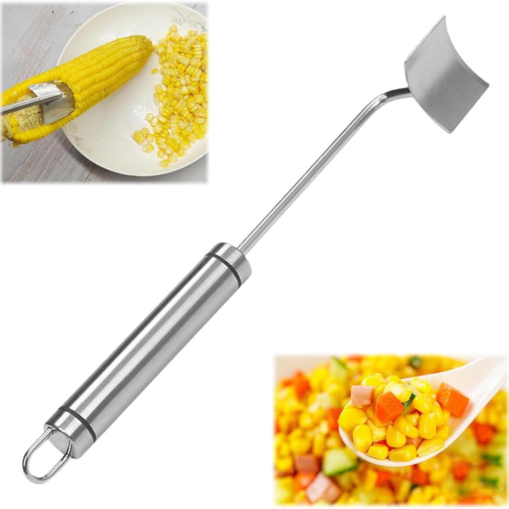 Corn Cob Peeler Stainless Steel Corn Peeling Tool Kitchen Corn Cob Remover Kitchen Restaurant Fruit Vegetable Gadget Tool