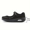Women's Casual Mesh Sneakers, Breathable & Comfort Platform Soft Sole Shoes, Daily Walking Wedge Footwear