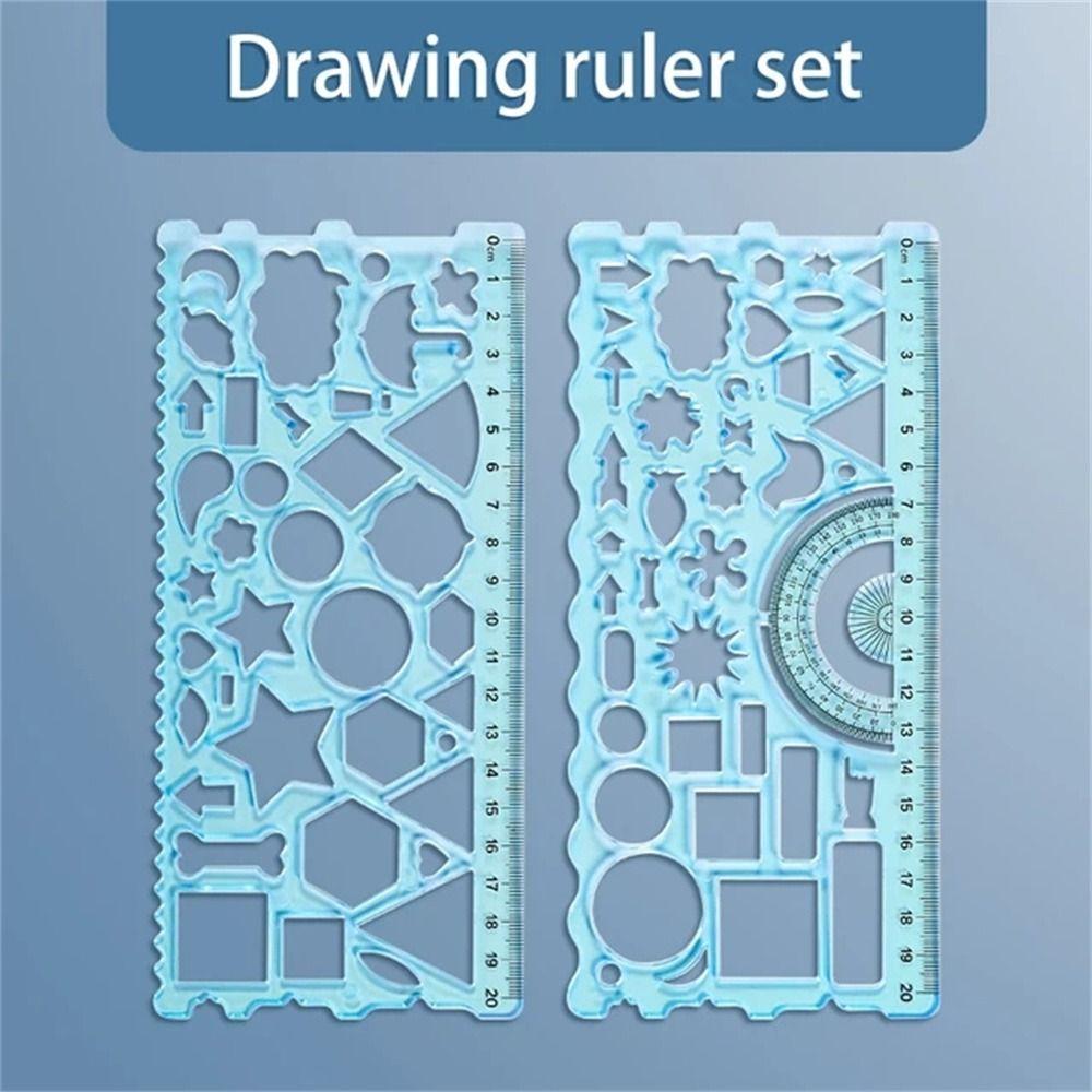 Kreslicí pravítka Geometrické pravítko Matematická kreslicí šablona Matematické pravítko Pro studenty