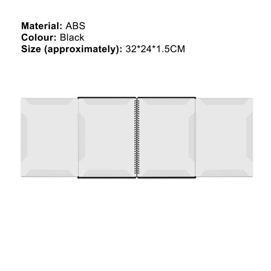 A4 Band Folder 4-Sided Spread Easy Operation 40 Sheets Piano Music Score Holder for Home