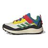 Adidas Terrex Agravic Flow Durable Low-Top Kids Running Shoes Kids Running Shoes Black White Yellow GY0074