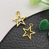 Pandantiv Charm Sol Lună Stea Aur Antich pentru Breloc sau Colier DIY