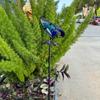 Butterfly Garden Stake Rustic Outdoor Decoration for Balcony Patio Flowerpot