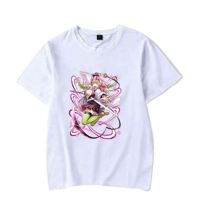 New Hot Anime Print T-shirts Women Men Summer Casual T-shirts O Neck Short-sleeved Kanroji Mitsuri Harajuku T-shirts