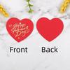 100pcs Heart Shaped Cards Gift Labels Hand Gift Hanging Tag  Festive & Party Supplies
