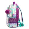 School Bags for Girls 16 Inch Mermaid Sequin Children's Backpack with Lunch Box Pencil Case Book Bag School Supplies Set Bags