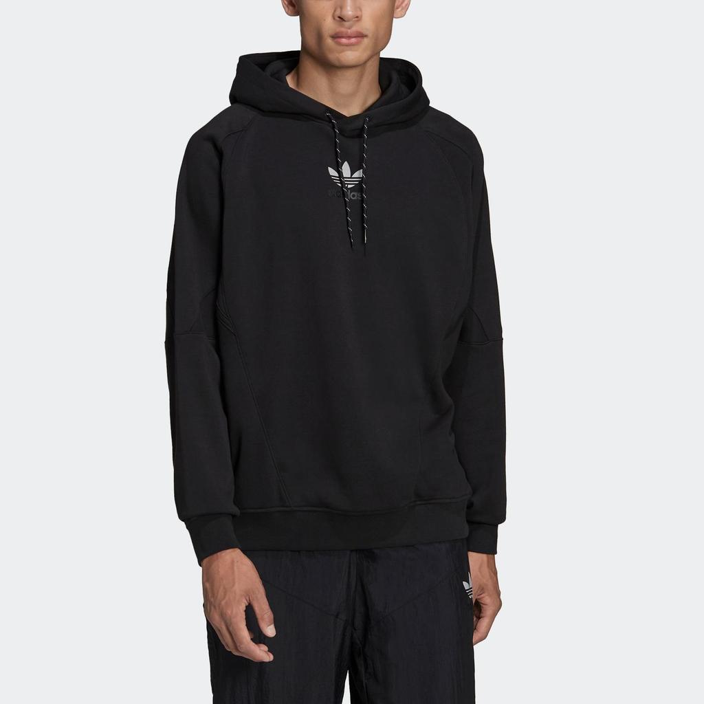 adidas Originals Men Classic Comfort 4D Cush Loose Hoodie Black HC7106