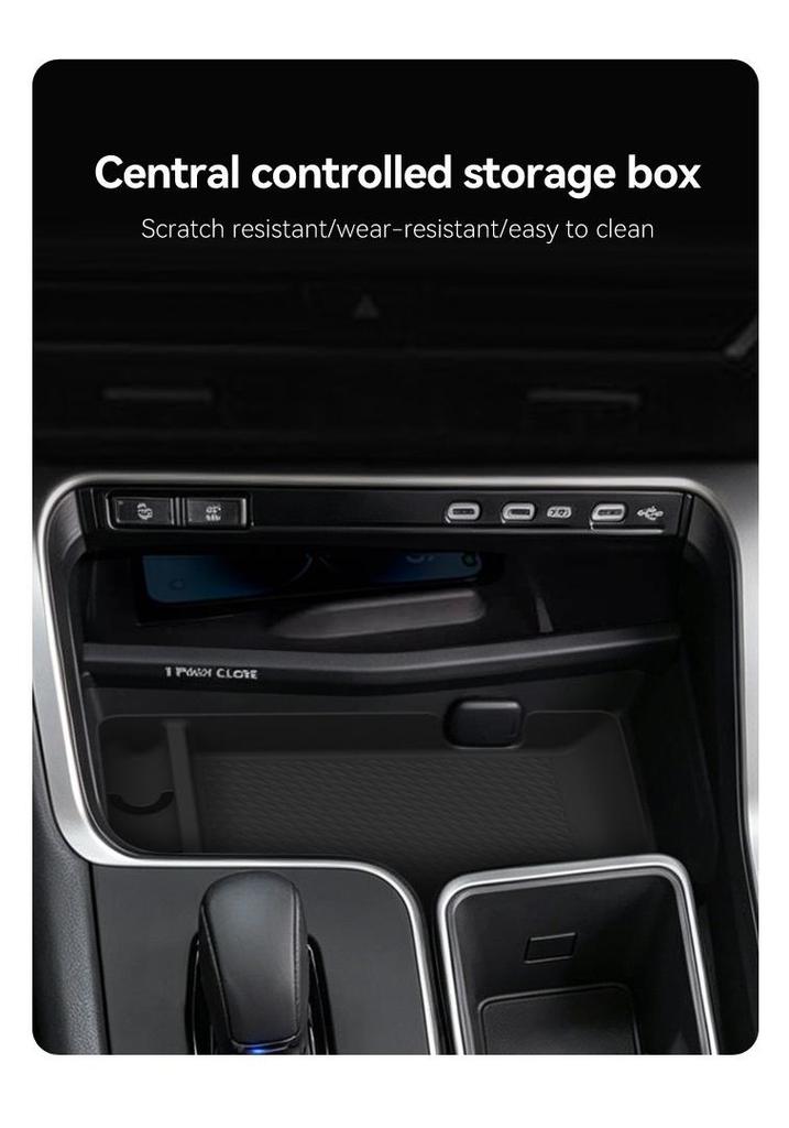 Silicone Storage Box for 2024-2026 Lexus TX350, 500H, 500H+ Center Console