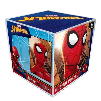 Marvel Spider-Man Mini Cube Acrylic Box Jigsaw Puzzle M108-14, 108 Peace, Mixed ColorPopular Korean Dolls and Toys