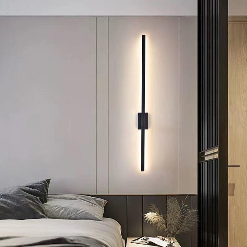 LED Bedroom Bedside Lamp Modern LED Strip Lamp Living Room TV Background Wall Lamp Aisle Lamp