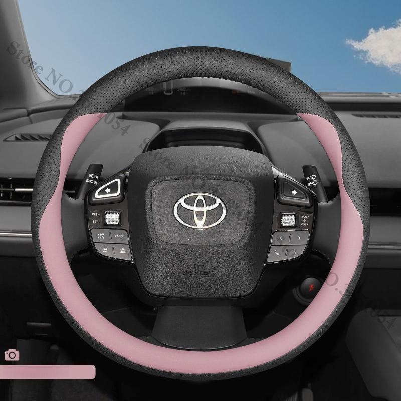 Car Auto Steering Wheel Cover Non-Slip Car Handle Protector Wrap for Toyota BZ4X Interior Accessories