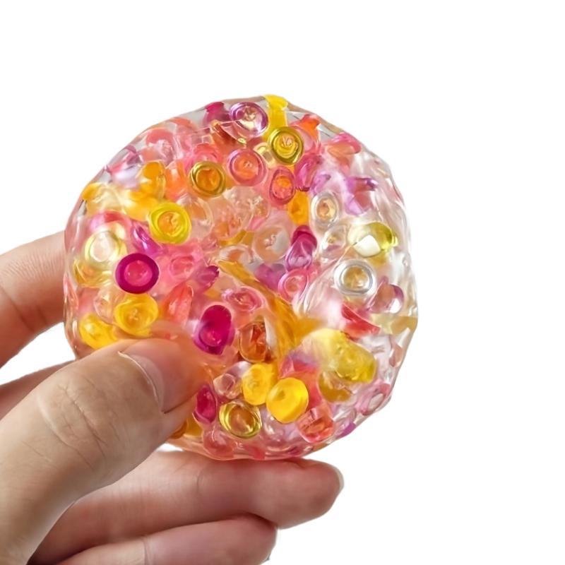 Squishy Balls Ice Beads Squeeze Toy Super Soft Mochi Fidget Toys Slow Rebound Toy for Friend Anxiety Relaxation Squeeze Gift