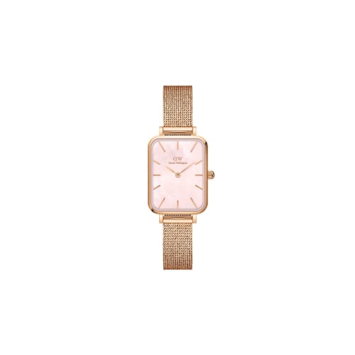 

[Official Shop/Authentic Import/2-Year Warranty] Daniel Wellington DW Women s Quadro 20x26 Pressed Melrose MOP Mother-of-Pearl Watch in Rose Gold with