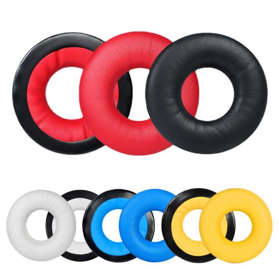 1 para nakładek na słuchawki antypoślizgowe dobra izolacja szumów oddychające słuchawki nauszniki z gąbki ze sztucznej skóry dla Sennheiser HD25-1II HD25 HD25SP 25SP-II