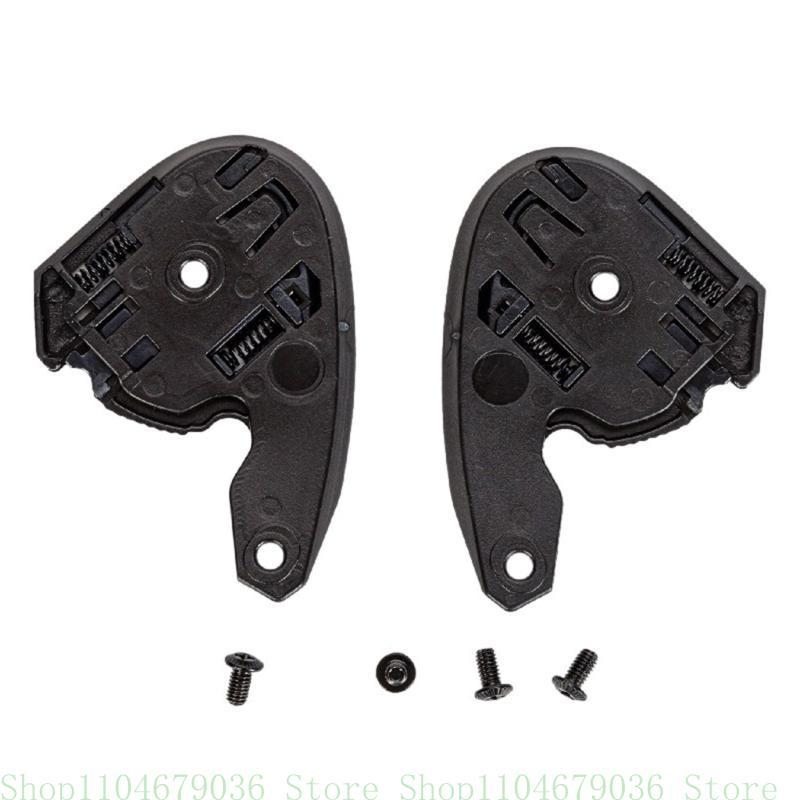 Adjustable Motorcycle Helmets Bottom Support Mounting Base for C10 Model Skiing Skateboarding Biking Activities 2pcs