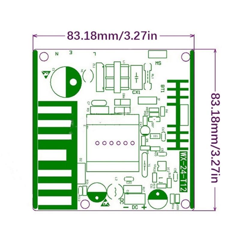 Isolated Power Supply Module for T12 Soldering Stations Featuring 120W Output 5A Current and Wide Voltage Input