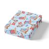 Denim Boots Pattern Sheet Three-Piece Digital Printed Sheet Bedding Set Adult Children