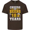18th Birthday 18 Year Old Funny Alcohol Unisexs Light Cotton TShirt