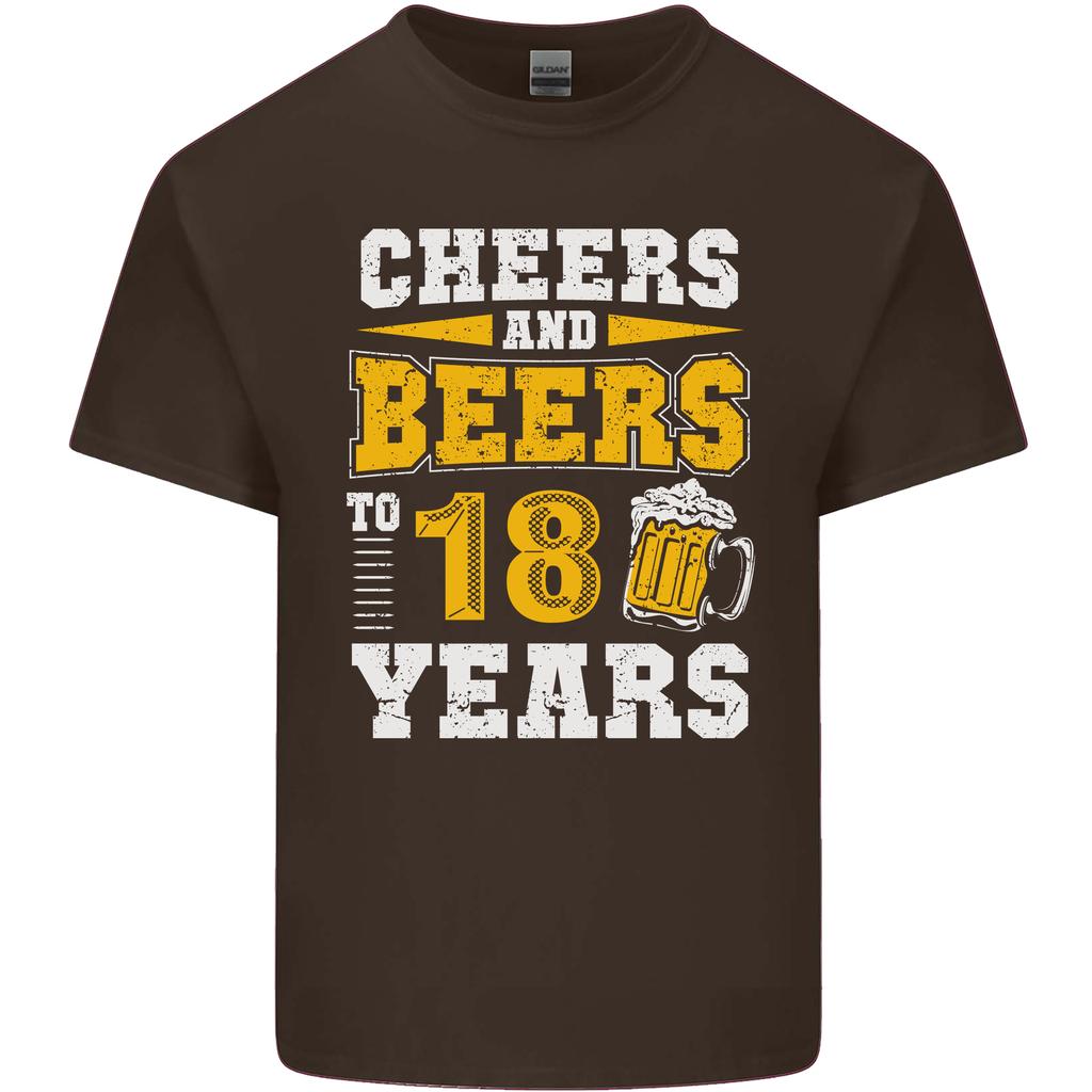 18th Birthday 18 Year Old Funny Alcohol Unisexs Light Cotton TShirt